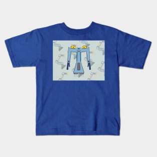 August Floating Robot Kids T-Shirt